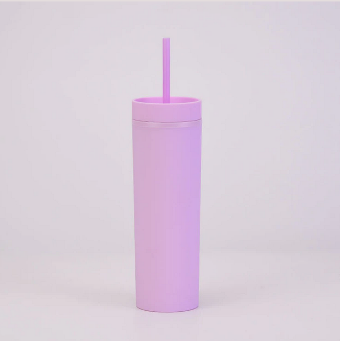 16z skinny cold cup tumbler in lilac by the smelly wax company